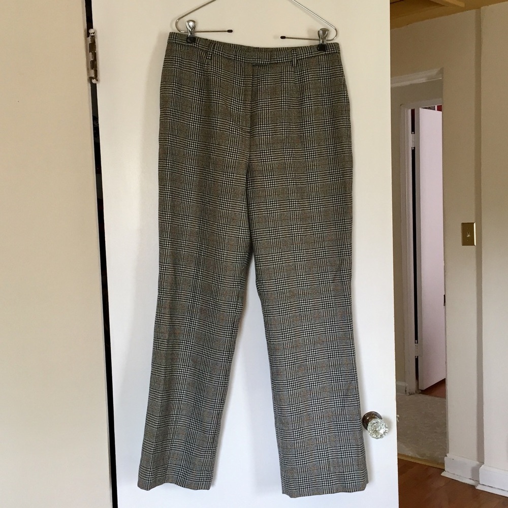 Pendleton 100% Wool Glen Plaid Pants